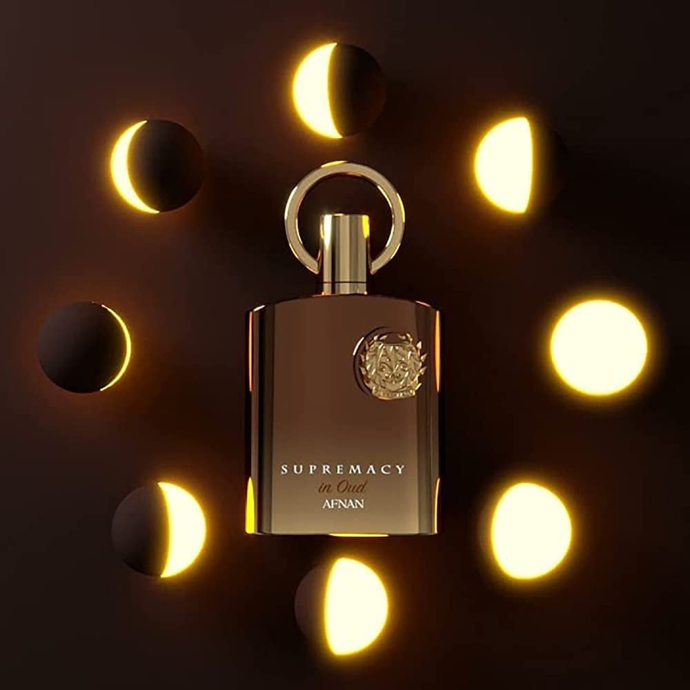 AFNAN Supremacy in Oud Eau de Parfum, elegante Flasche für Herren, arabisches Parfüm, langanhaltender Duft, Spray-Parfüm, 100 ml