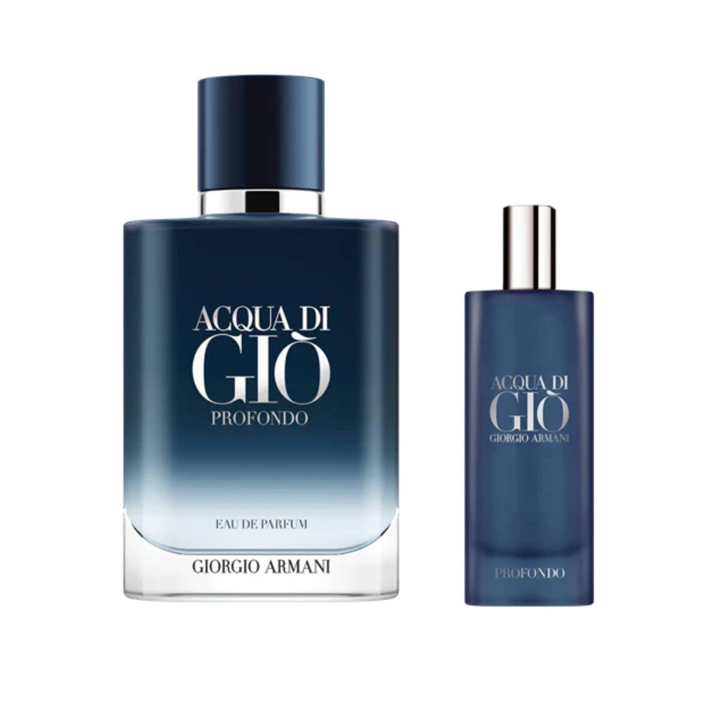 Giorgio Armani Acqua Di Gio Deep Geschenkset für Herren, Eau de Parfum, 100 ml, Reiseduft 15 ml
