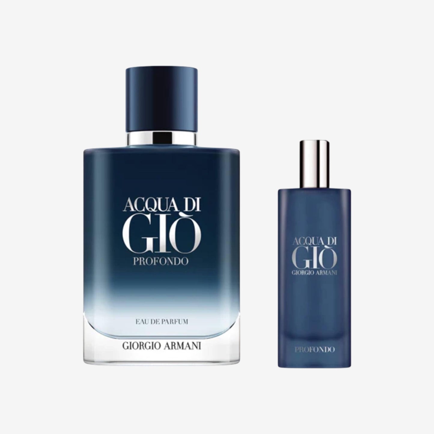 Giorgio Armani Acqua Di Gio Deep Geschenkset für Herren, Eau de Parfum, 100 ml, Reiseduft 15 ml