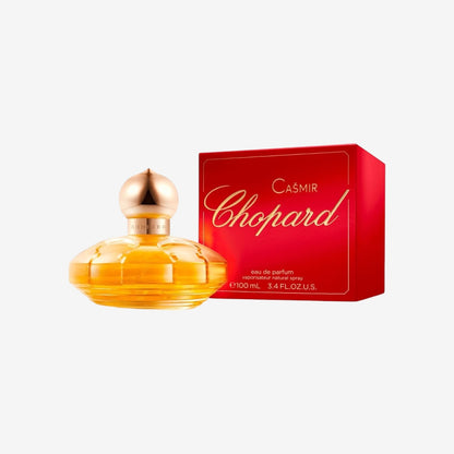 Chopard Casmir 100 ml – Eau de Parfum für Frauen – Fruchtiger Gourmand-Duft – Erfrischende Noten von Mango, Pfirsich, Jasmin, Patchouli und Moschus – Parfum Damen – Transparenter Glasflakon