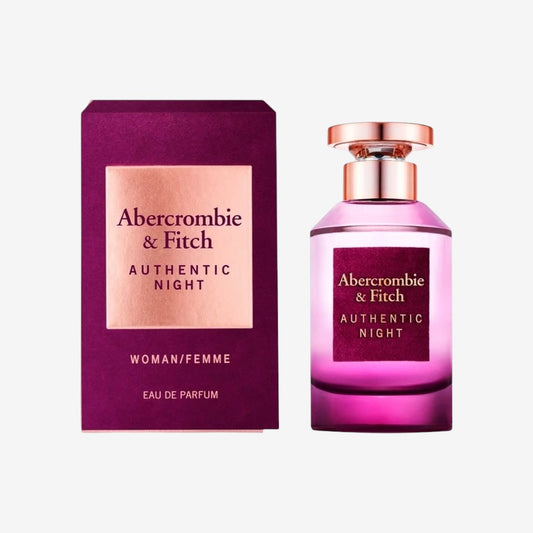 Abercrombie & Fitch Authentic Night For Women Eau De Parfum Spray 50ml