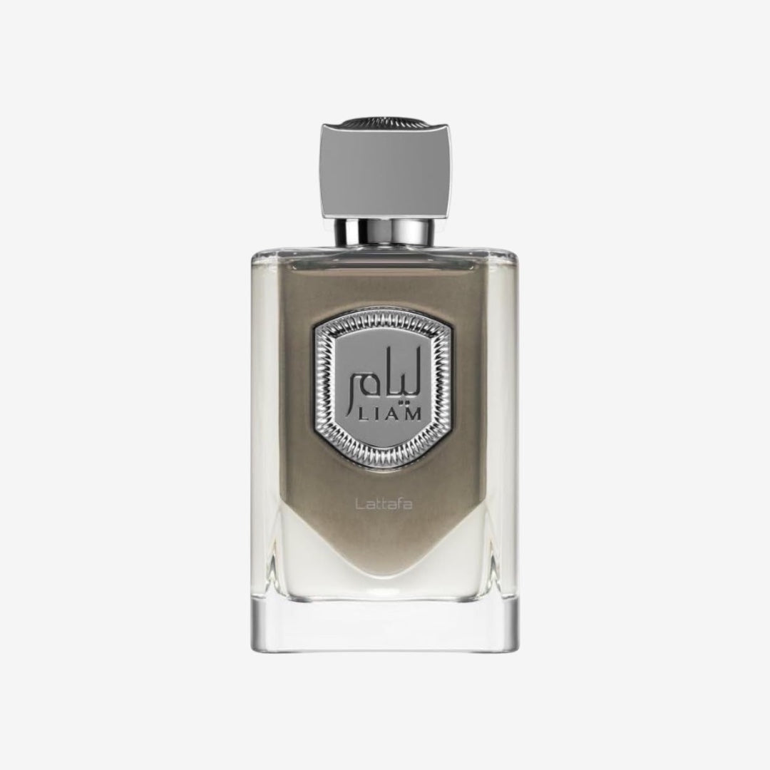 Lattafa Liam Grey Eau de Parfum Spray, Unisex, 96,4 g/100 ml