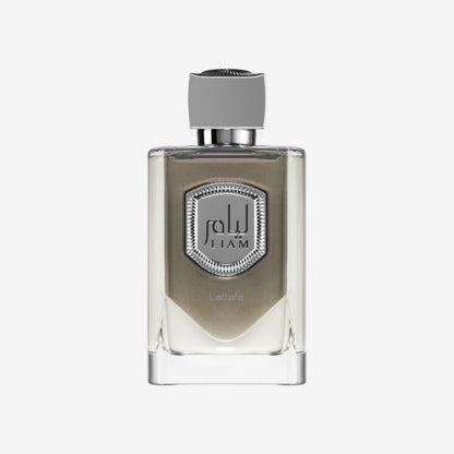 Lattafa Liam Grey Eau de Parfum Spray, Unisex, 96,4 g/100 ml