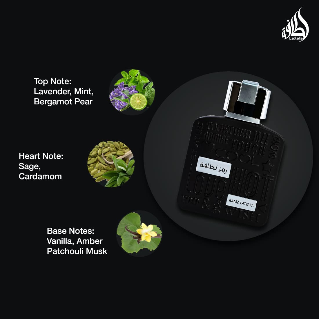 Ramz Lattafa Silber, 100 ml