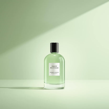 David Beckham Aromatic Greens, Eau de Parfum for him, holzig-grüner Herrenduft, Glasflakon, 100 ml