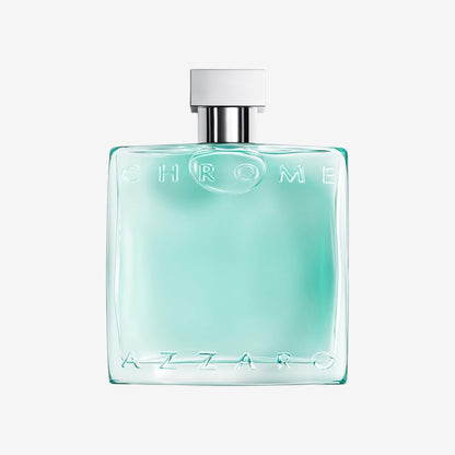 Azzaro Chrome Azure Eau de Toilette, erfrischender und aquatischer Herrenduft, zitrisch-aromatisches Parfüm für Männer, 100 ml