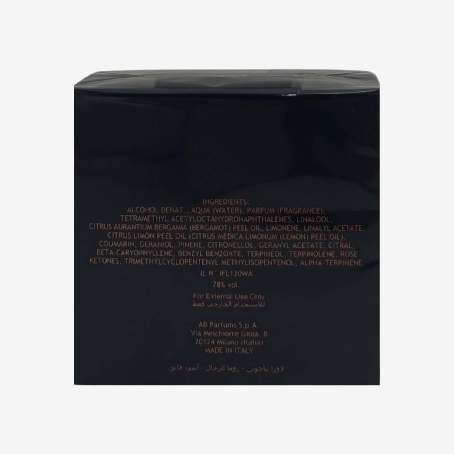 ROMA UOMO NERO ESTREMO INTENSE edp vapo