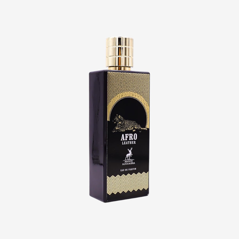 Maison Alhambra Afro Leather for Unisex Eau de Parfum Spray, 2,7 Ounce