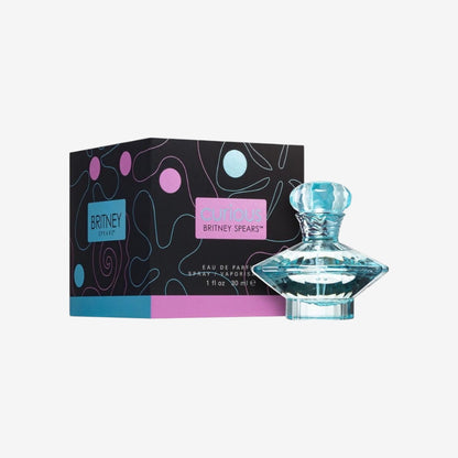 Britney Spears Curious 30 ml – Eau de Parfum für Damen – Weißer Blumenduft – Noten von Magnolie, Jasmin und Vanille-Moschus – Parfum Damen – Aqua-Glasflakon