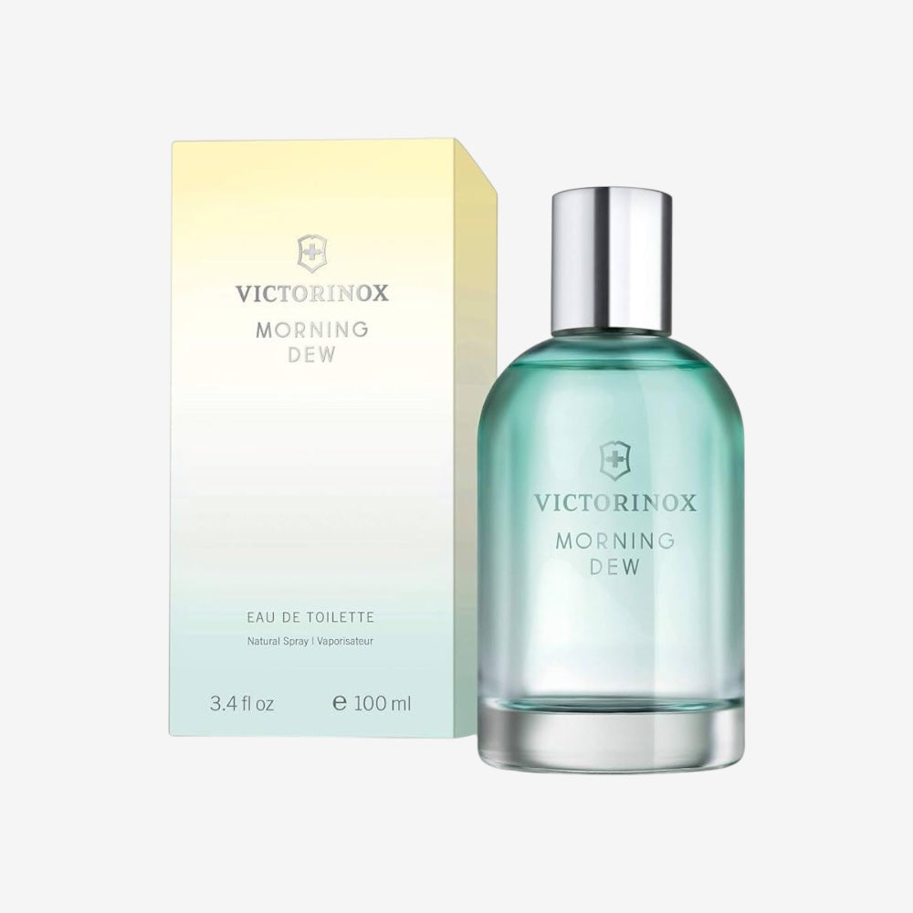 Victorinox Swiss Army Steel Eau de Toilette für Frauen, Parfüm mit Zitrone, Bergamotte und Mandarine, Aquatisch und holziger Duft, 100 ml