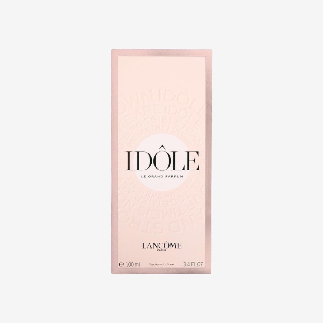 Lancôme Idôle Eau de Parfum, femininer, strahlender Duft mit Rose, Jasmin und Chypre-Akkord, nachhaltig und nachfüllbar