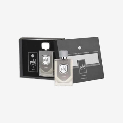 Lattafa Liam Grey Eau de Parfum Spray, Unisex, 96,4 g/100 ml