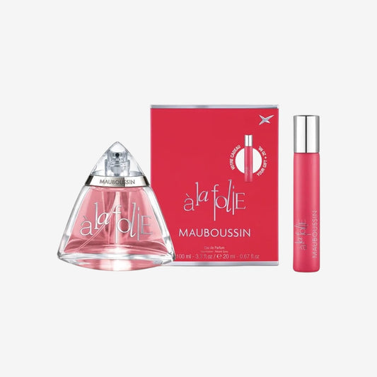 Mauboussin - Reise-Set A La Folie: Eau de Parfum 100 ml & Travel Spray 20 ml
