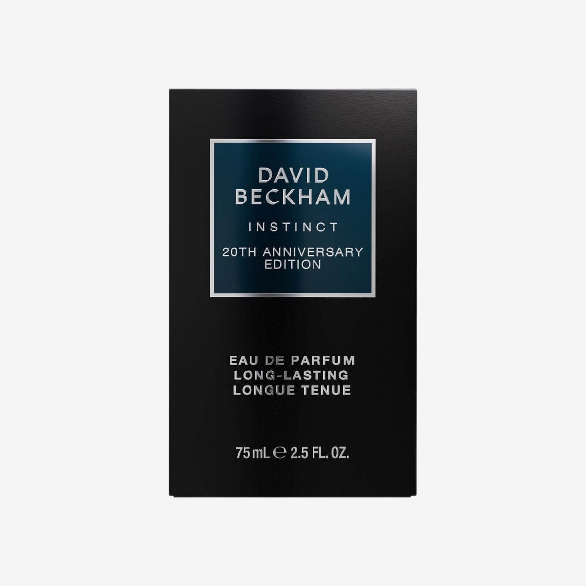 David Beckham Instinct Eau de Parfum für Männer, 20th-Anniversary Edition mit Bergamotte, Apfel-Akkord und Cashmeran, 75 ml