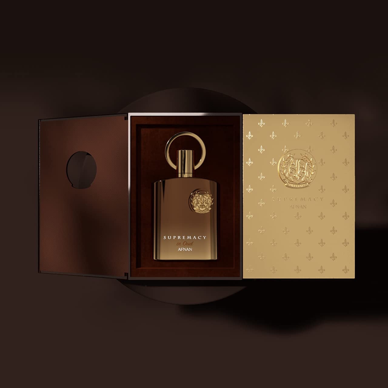 AFNAN Supremacy in Oud Eau de Parfum, elegante Flasche für Herren, arabisches Parfüm, langanhaltender Duft, Spray-Parfüm, 100 ml