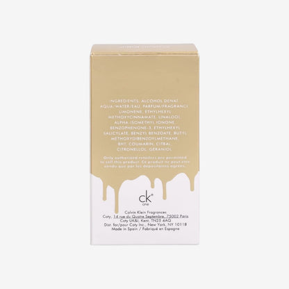 Calvin Klein CK ONE Gold Eau de Toilette, Unisex-Duft für Frauen und Männer