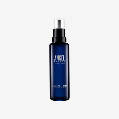 MUGLER Angel Elixir, Eau de Parfum, Women's Perfume, Woody and Gourmand Aroma, Alluring Fragrance, Refillable