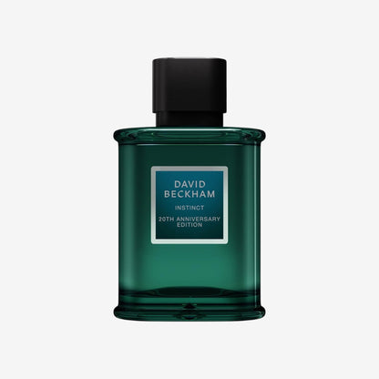 David Beckham Instinct Eau de Parfum für Männer, 20th-Anniversary Edition mit Bergamotte, Apfel-Akkord und Cashmeran, 75 ml
