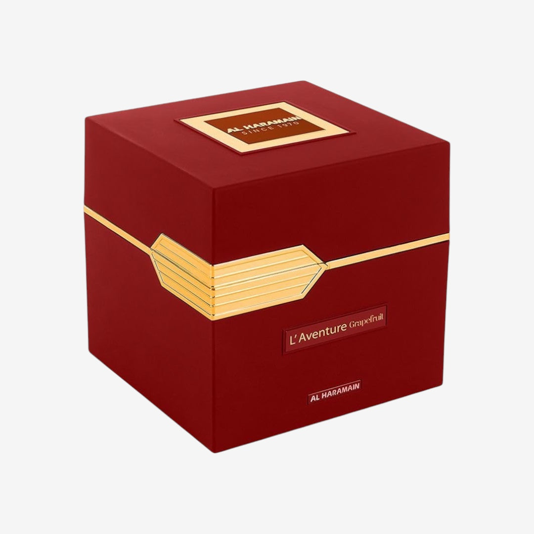 Al Haramain L'aventure Grapefruit 100ml Extrait de Parfum | Long-lasting Luxury Perfume for Women Spray | Arabian Eau de Parfume Scent