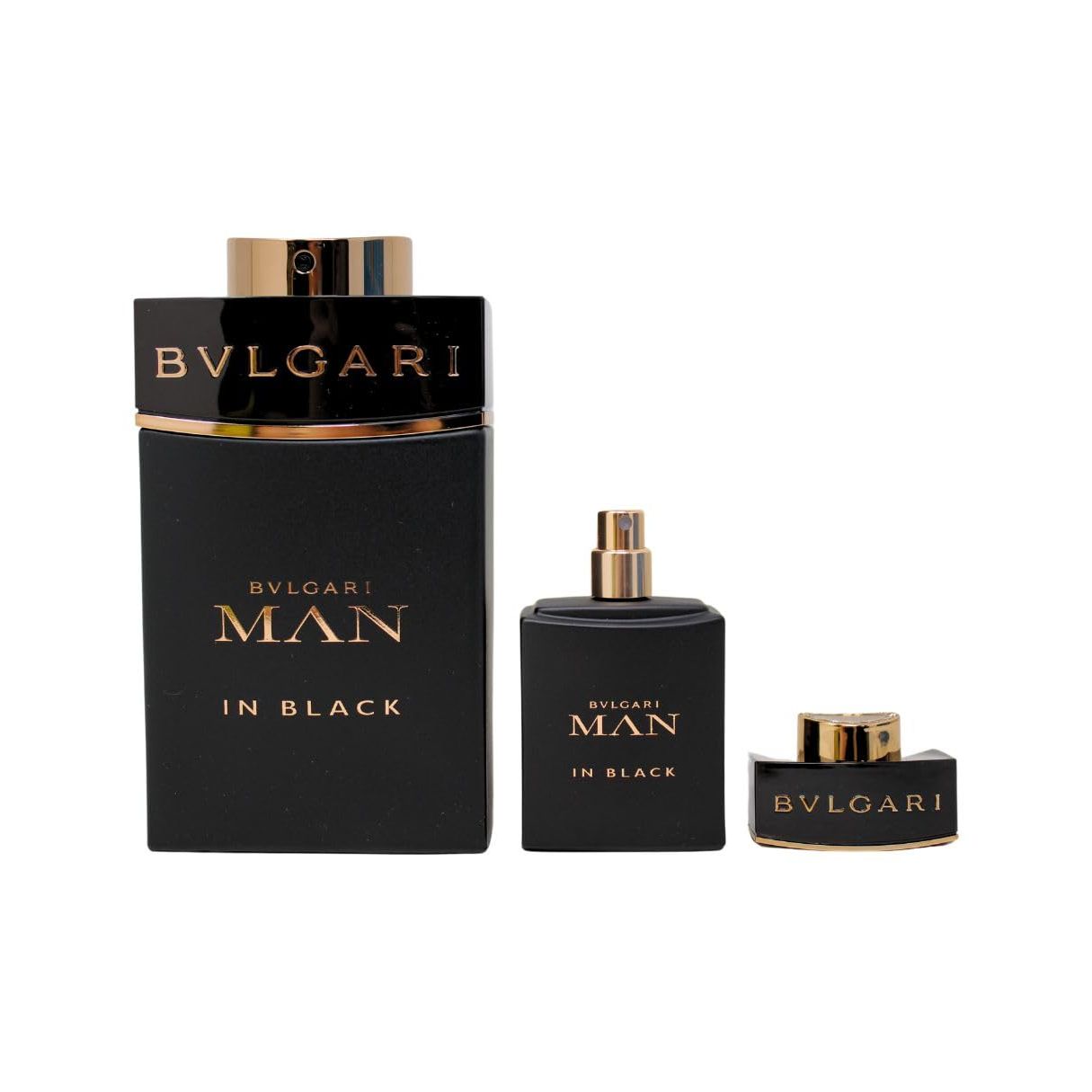 BULGARI MAN IN BLACK SET: EDP SPRAY 100ML & EDP SPRAY 15ML