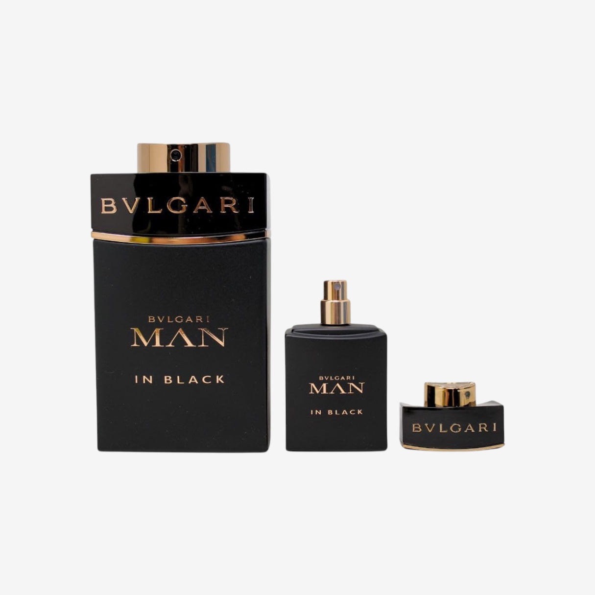 BULGARI MAN IN BLACK SET: EDP SPRAY 100ML & EDP SPRAY 15ML
