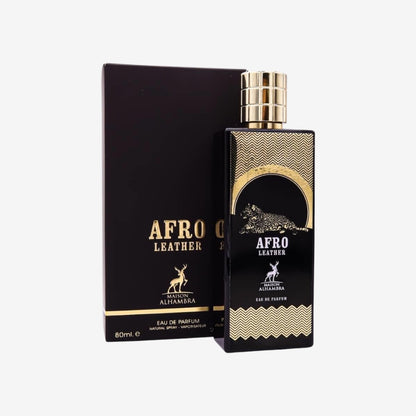 Maison Alhambra Afro Leather for Unisex Eau de Parfum Spray, 2,7 Ounce