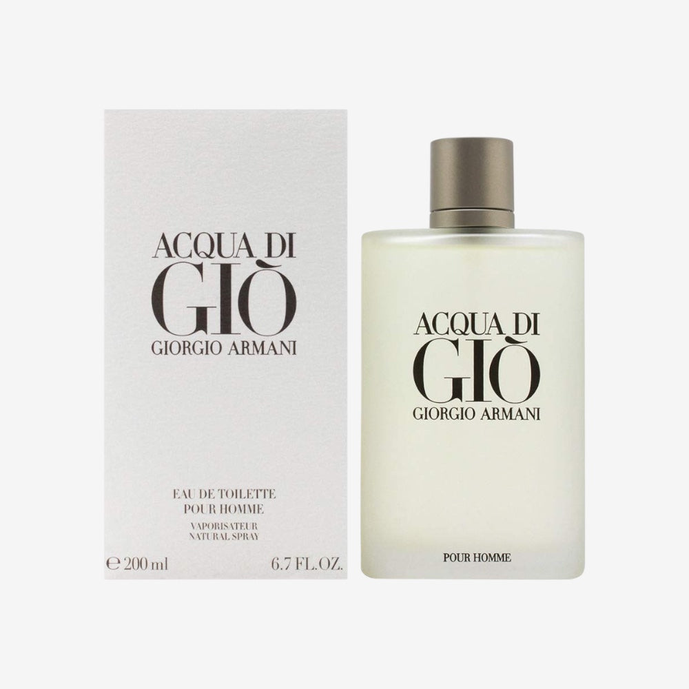 Giorgio Armani Acqua di Gio Homme, Eau de Toilette, Weiß, 1er Pack (1 x 200 ml)