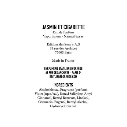 ETAT LIBRE D ORANGE Jamin et Cigarette EDP Vapo 100 ml
