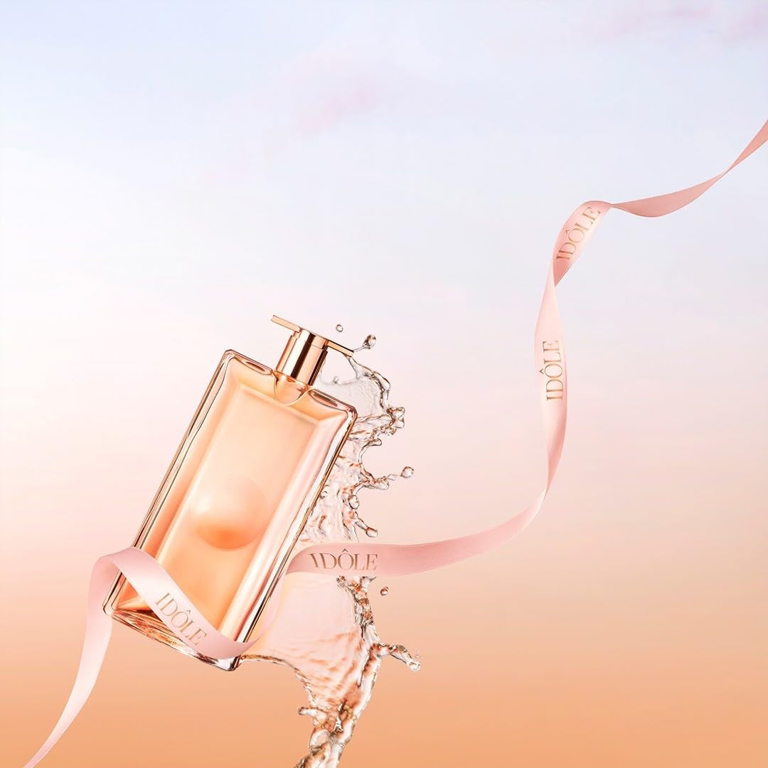 Lancôme Idôle Eau de Toilette, floraler Duft für Damen mit Shincha-Tee, Rosen und Bergamotte, Parfüm für Damen mit floralen und frischen Noten