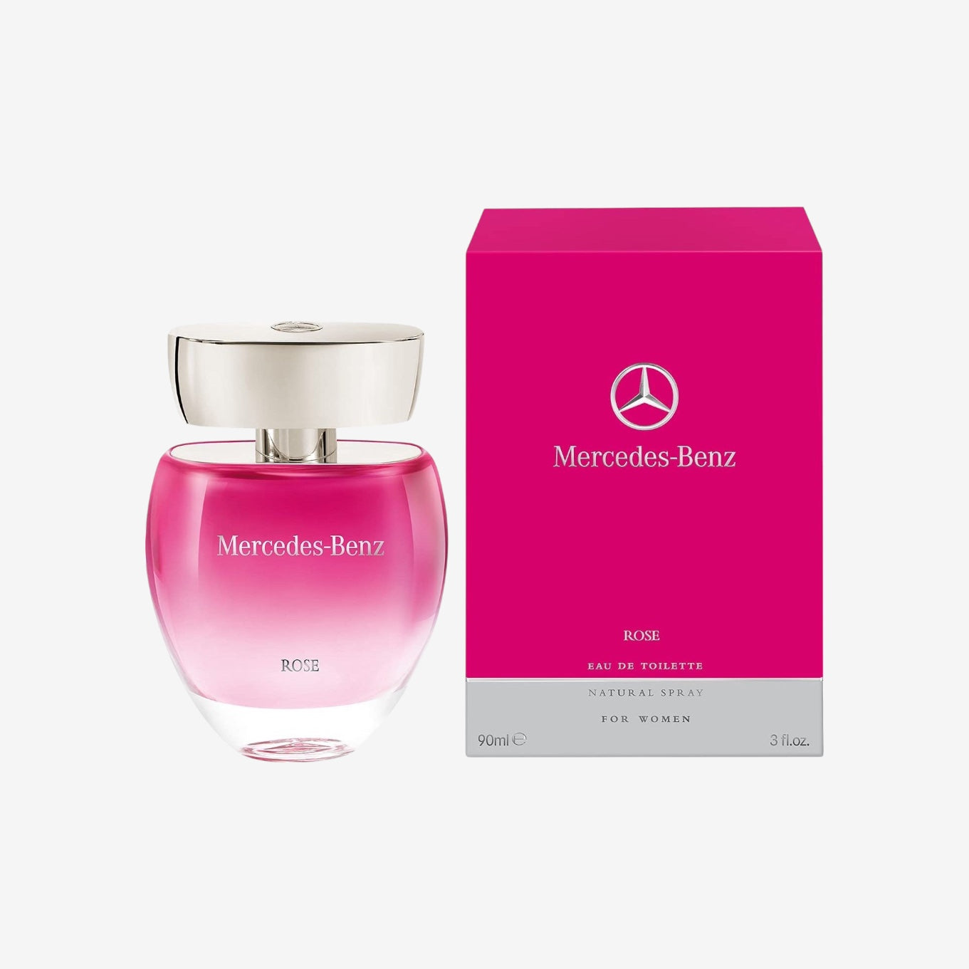 Mercedes-Benz Rose For Women Eau de Toilette Rose Nat. Spray, 90 ml
