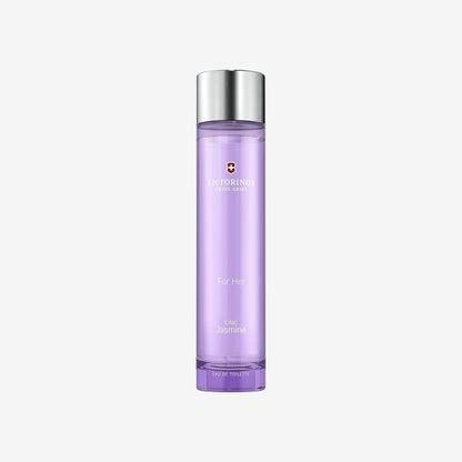 VICTORINOX Swiss Army For Her Lilac Jasmine, Eau de Toilette Damen, Parfüm mit Beere und Flieder, Blumig und sinnlich, Vegan, 100 ml, V0001300