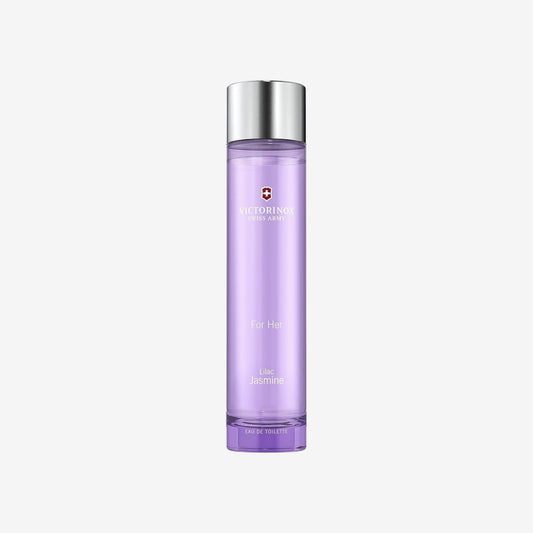 VICTORINOX Swiss Army For Her Lilac Jasmine, Eau de Toilette Damen, Parfüm mit Beere und Flieder, Blumig und sinnlich, Vegan, 100 ml, V0001300