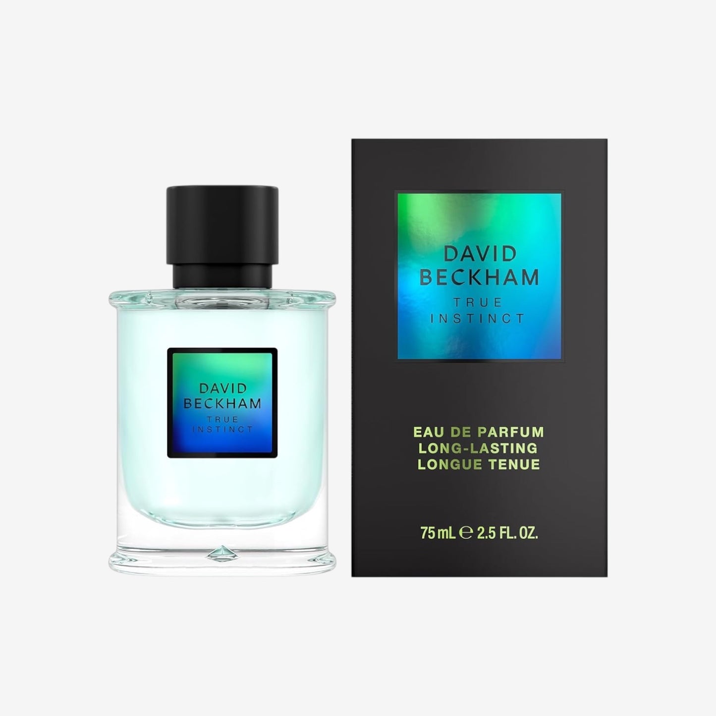 David Beckham True Instinct Eau de Parfum für Herren, holziger Bernstein, verführerischer Duft, eleganter Flakon 75 ml