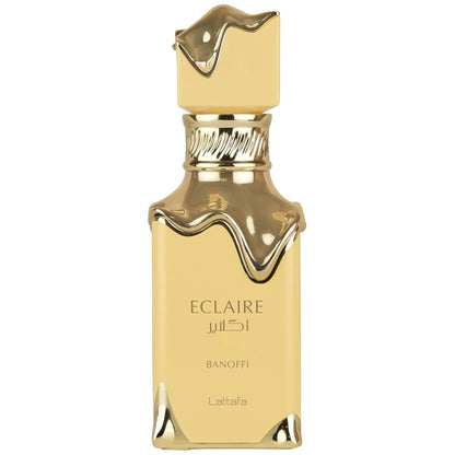 Lattafa Eclaire Banoffi, Eau de Parfum, Goldfarben, Luxuriöses Parfüm für Damen und Herren, 100 ml