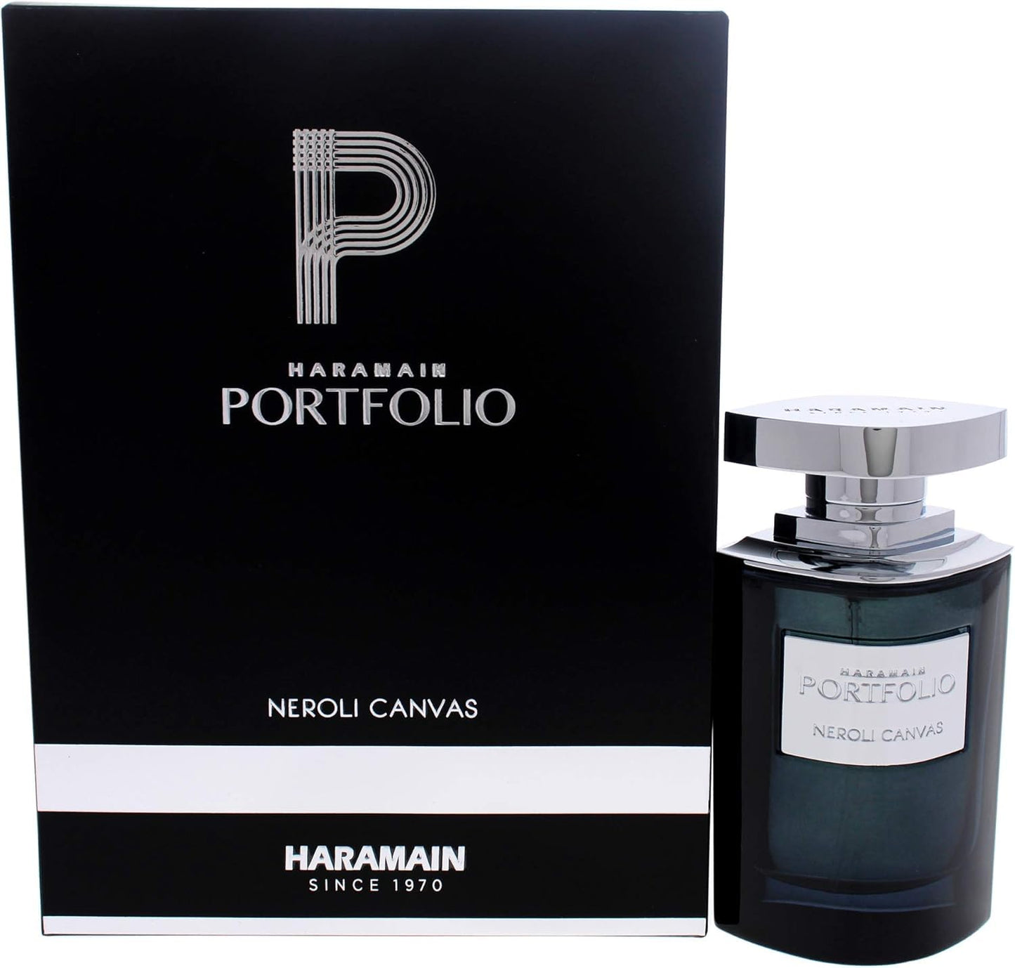 Portfolio Neroli Canvas von Al Haramain Eau de Parfum, Spray, 75 ml, Schwarz