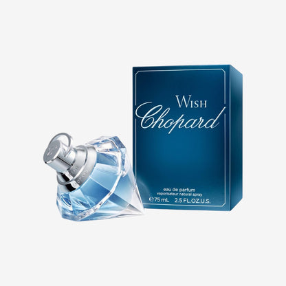 Chopard Wish 30 ml – Eau de Parfum für Frauen – Amber Gourmand Duft – Prickelnde Noten von Akazienblüte, Jasmin, Pachouli, und Lebendigem Tempel Weihrauch – Parfum Damen – Transparenter Glasflakon