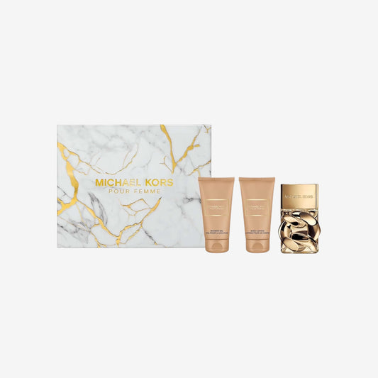 Michael Kors Pour Femme Eau de Parfum 50 ml Geschenkset (enthält Eau de Parfum, Bodylotion und Duschgel)