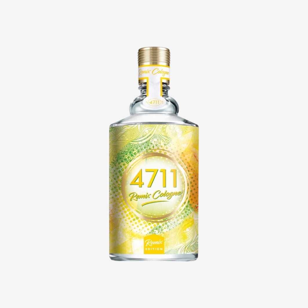 4711® Remix Cologne Zitrone - Urban Summer I Eau de Cologne - fruchtig - spritzig - wild - die lebendige Frische der Zitrone sommerlich neu ge-remixt! I 100ml Natural Spray Vaporisateur