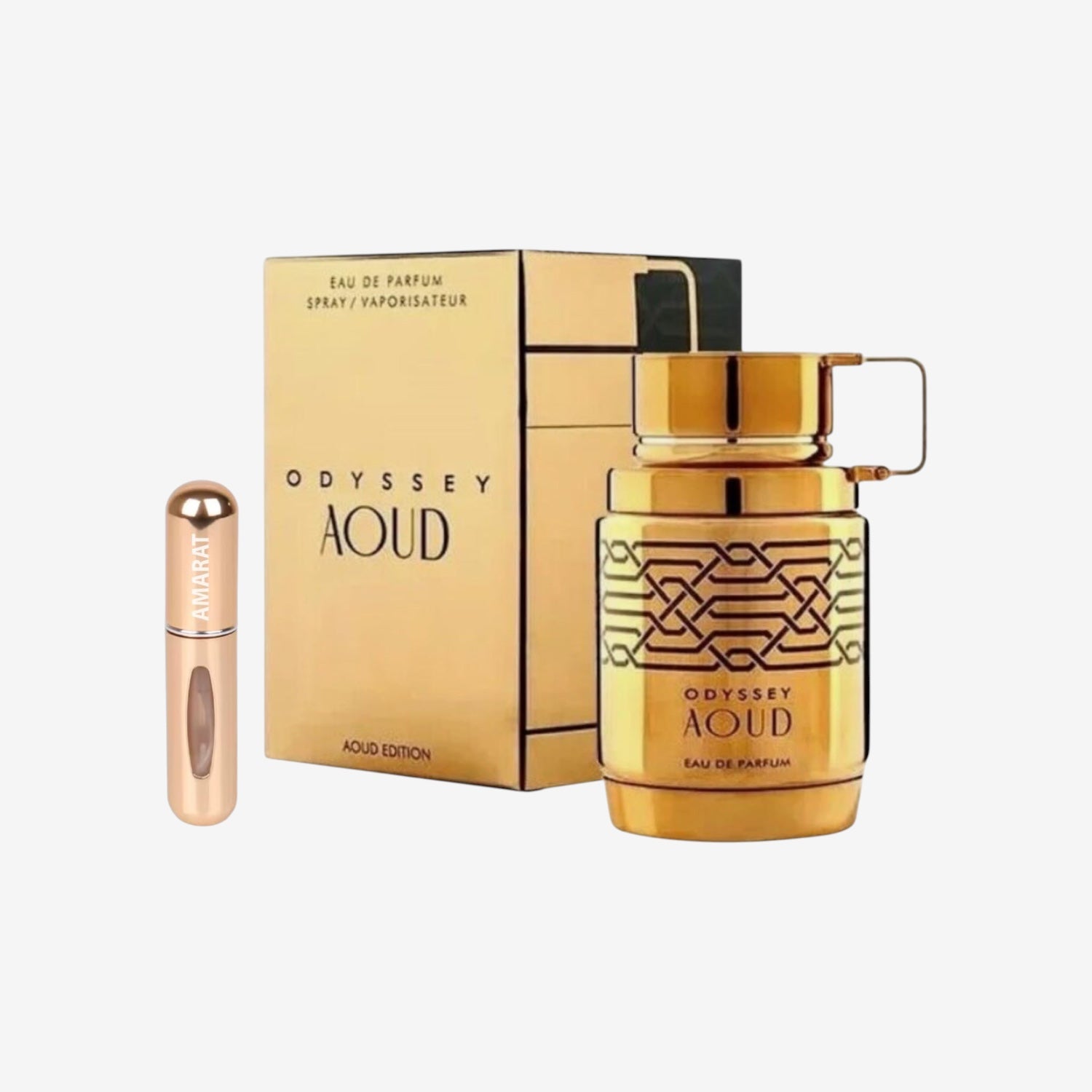 Odyssey Spectra Eau de Parfum, arabisches Parfüm, langanhaltend, inklusive nachfüllbarem Zerstäuber, würziger orientalischer Duft mit Zimt, Apfel und Tabak