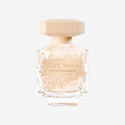 Elie Saab Le Parfum Bridal 90 ml – Eau de Parfum 90 – Frauen Parfüm – Florale Moschusnoten – Beiger Glasflakon