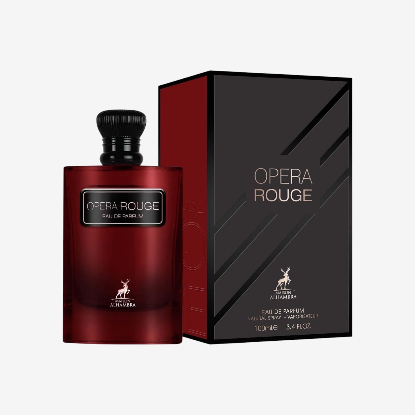 Opera – Rouge by Maison Alhambra for Unisex – 3,4 oz EDP Spray