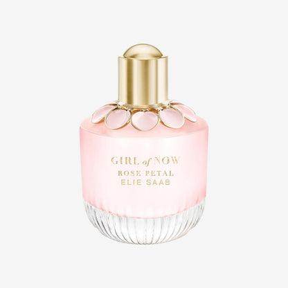 Elie Saab Girl of Now Rose Petal 90 ml – Eau de Parfum – Frauen Parfüm – Fruchtig-floraler Duft – Fruchtige und Florale Noten – Transparenter Glasflakon