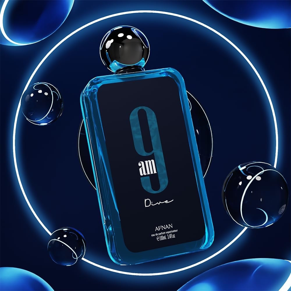 Afnan 9 am Dive Eau de Parfum unisex 100 ml EDP, Parfum, Herren, Geschenk