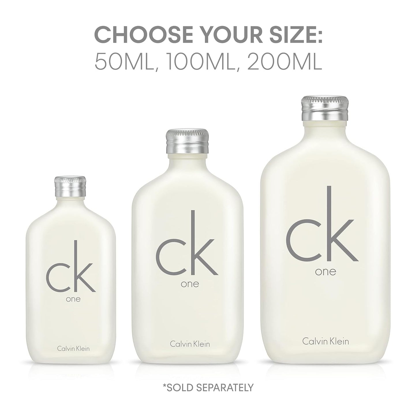 Calvin Klein ck one Eau de Toilette, aromatisch-zitrischer Unisex-Duft für Frauen und Männer