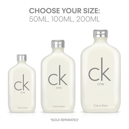 Calvin Klein ck one Eau de Toilette, aromatisch-zitrischer Unisex-Duft für Frauen und Männer