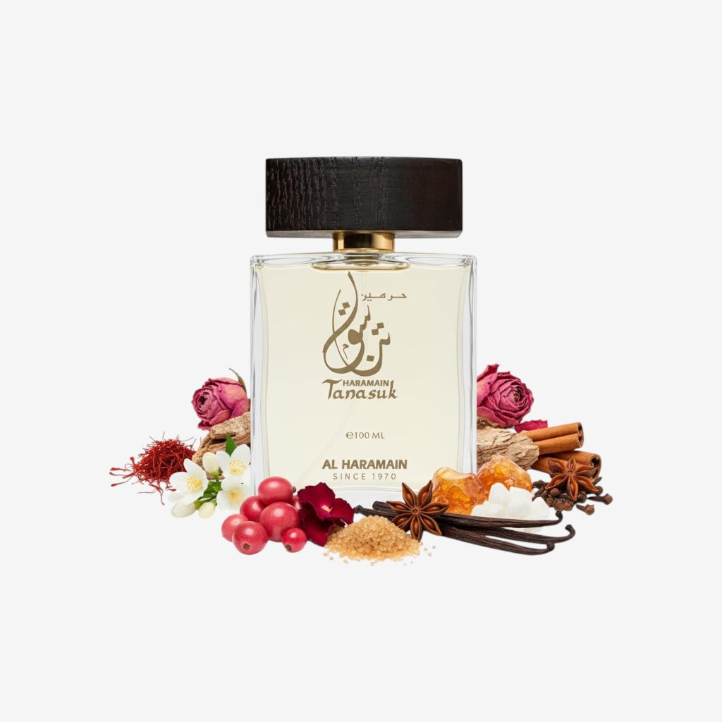 Al Haramain Eau de Parfum für Damen, Spray (Tanasuk EDP, 100 ml)