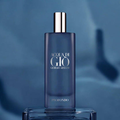 Giorgio Armani Acqua Di Gio Deep Geschenkset für Herren, Eau de Parfum, 100 ml, Reiseduft 15 ml