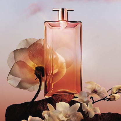 Lancôme Idôle Now Eau de Parfum, blumiger und moderner Damenduft mit strahlender Rose, elegantem Orchideen-Akkord und nachhaltiger Vanille-Infusion