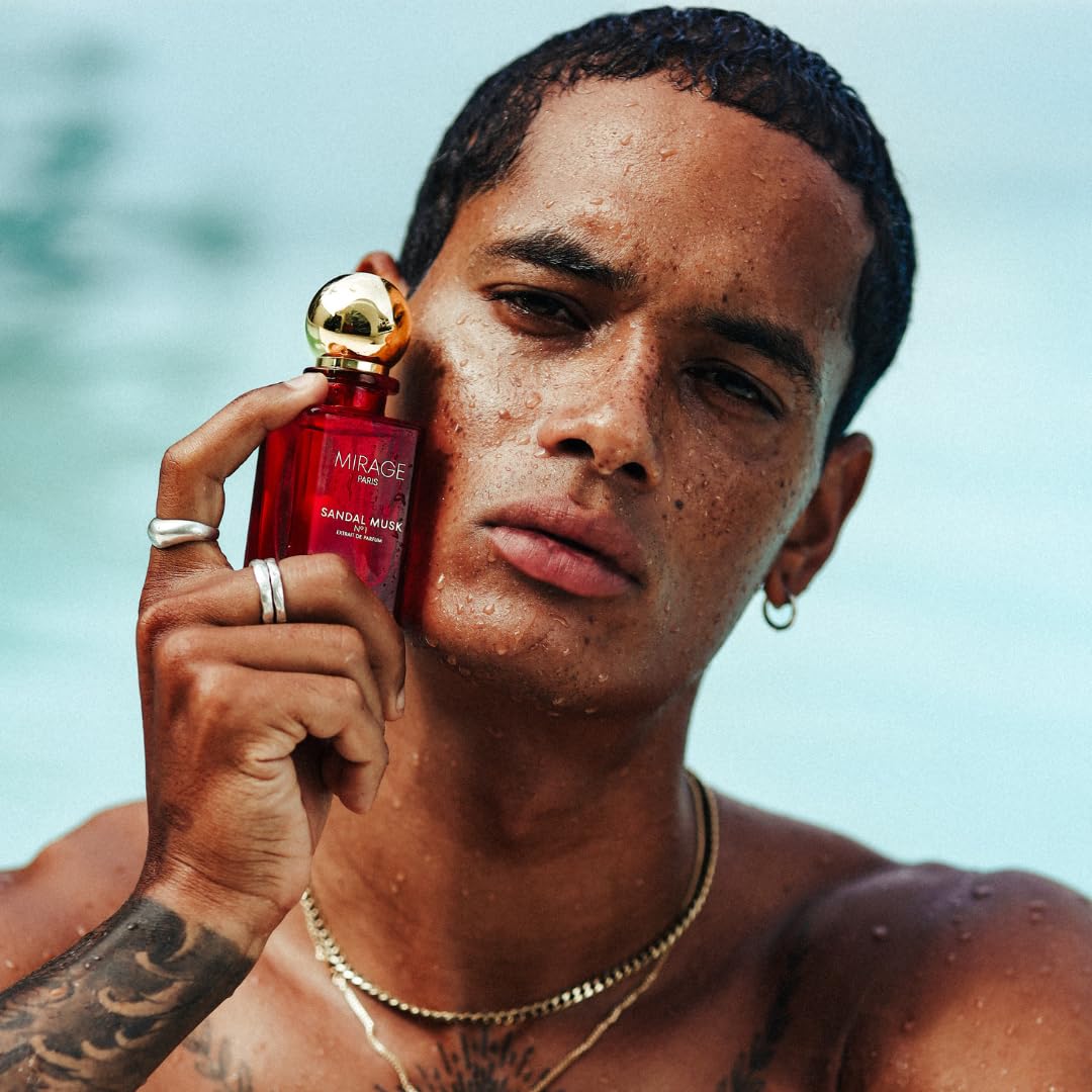 Sandal Musk No.1 – Extrait de Parfum Unisex (30% Duftöl), mit Pheromonen, langanhaltend & elegant, Sandelholz & Moschus, 50 ml + gratis Duftprobe