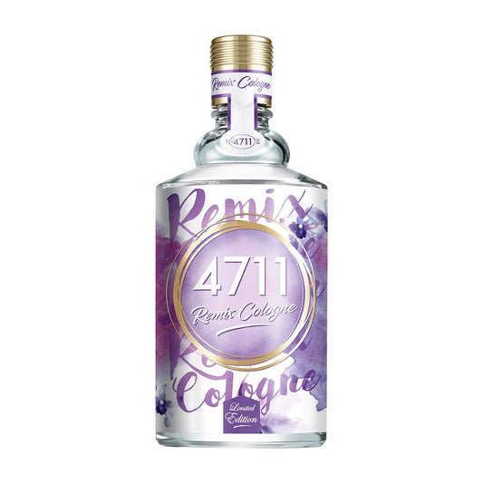 4711® Remix Cologne Lavendel I Eau de Cologne - frisch - floral - unbeschwert - die blühende Frische des Lavendels sommerlich neu ge-remixt! I 100ml Natural Spray Vaporisateur